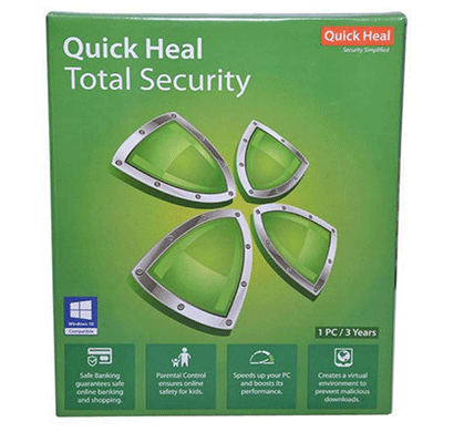 quick heal total security standard 1 user 3 year (cd/dvd)